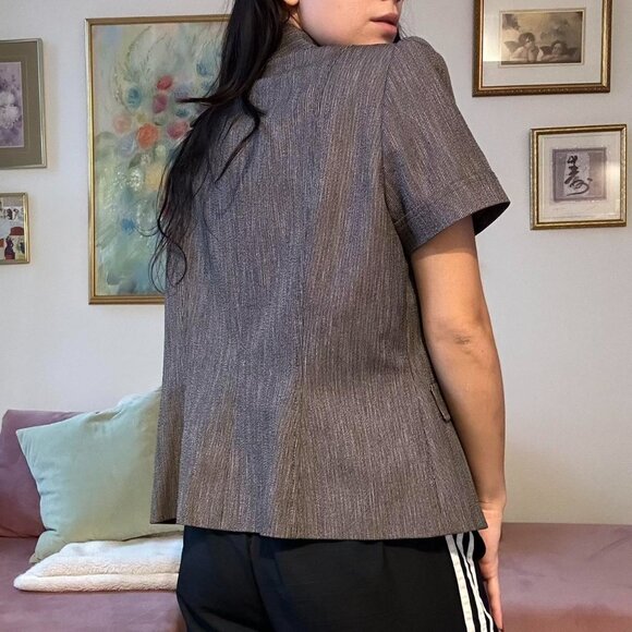 Shortsleeved 90s Office Chic Blazer - Picture 5 of 5